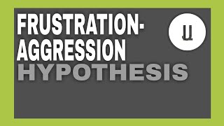 FrustrationAggression Hypothesis [upl. by Prud]