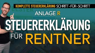 Steuererklärung 2022 Rentner Steuererklärung ausfüllen in Elster  Anlage R 2022 Steuererklärung [upl. by Ttirrem862]