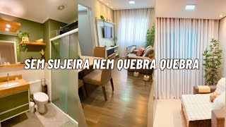 COMO CONSEGUIR MUDAR A CARA E DECORAR UM APARTAMENTO PEQUENO GASTANDO MENOS POSSÍVEL [upl. by Jerald]