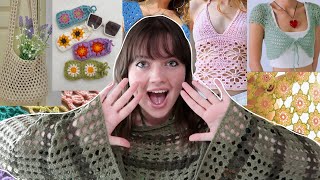 50 easy crochet project ideas for SUMMER with free patterns beginner friendly [upl. by Yank75]