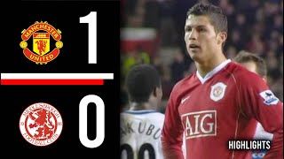 Manchester United v Middlesbrough  FA Cup Highlights  20062007 [upl. by Conal542]