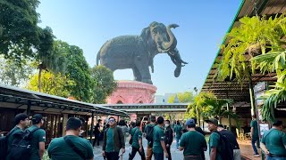 MELIHAT KEINDAHAN PATUNG GAJAH RAKSASA DI THE ERAWAN MUSEUM THAILAND [upl. by Kennith410]