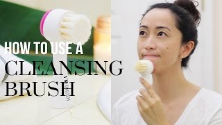 How To Use a Facial Pore Cleansing Brush ft Memeboxs Im Brush  LookMazing [upl. by Asille]