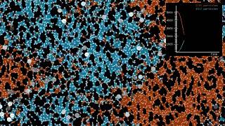 An autocatalytic chemical reaction [upl. by Hans]