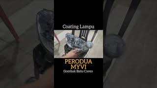 Coating Lampu Kereta  Gombak Batu Caves  Selangor KL  Facebook IzzDetailing [upl. by Oiram]