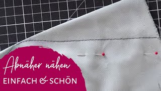 schöne Abnäher ganz einfach nähen Tipps und Tricks für Anfänger [upl. by Aleahpar312]