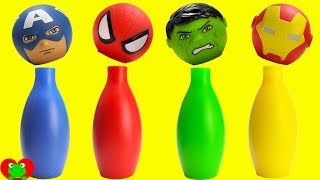 Best Learn Colors with SUPERHERO Slime Surprises [upl. by Oicirbaf556]