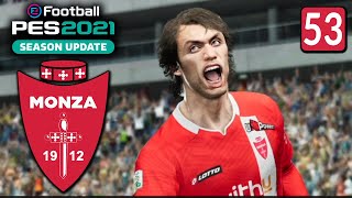 GASPERINI NON TI TEMO ► CARRIERA ALLENATORE MONZA ★ PES 2021 Gameplay ITA 53 [upl. by Kimber640]