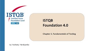 ISTQB Foundation level 40 FULL course  Chapter 1 Fundamentals of Testing 2  ISTQB Tutorial RUS [upl. by Yrailih]