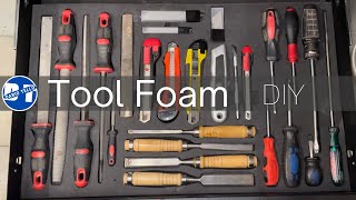 Fai da te attrezzi  cassettiera in ordine how to cut tool foam diy [upl. by Adnocahs47]