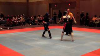 Full Contact Kung Fu Sanda Match  Martial Arts Plano [upl. by Ellehcan605]