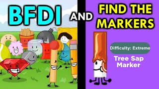 FIND THE MARKERSs creator plays with BFDIs creator Candyland update plus two precious frends [upl. by Ylrad]