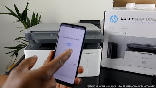 Setting Up Your HP Laserjet Printer On A WIFI Network [upl. by Oenire856]