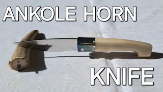 Making an Ankole Horn Knife [upl. by Syck]