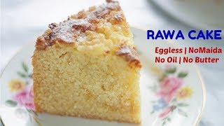 How to make Rava Cake in Pressure Cooker  Eggless Sooji Cake  Semolina Cake [upl. by Sampson]