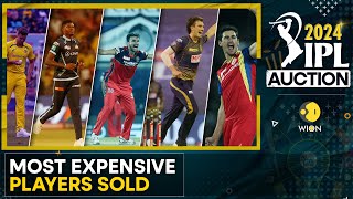 IPL Auction 2024 Most Expensive Players Sold [upl. by Kalikow]