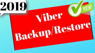 2019  How to Backup amp Restor Viber message on Windows Step by Step [upl. by Godliman495]