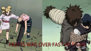 The Fastest Fights In The Chunin Exams [upl. by Aihsotan]