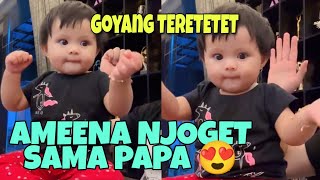 LIVE AMEENA GOYANG TERETETET SAMA PAPA [upl. by Izzy]