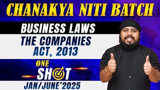 Companies Act 2013 CA Foundation Business Laws One Shot  CA Gurpreet Singh 📚 [upl. by Eirollam]