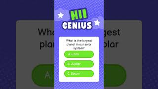 Giant Planet Showdown Which Solar System System Reigns Supreme quiz HiiGenius hiigenius [upl. by Moishe]