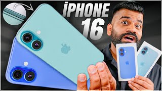 Apple iPhone 16 amp 16 Plus Unboxing and First Look  Camera Control amp Action Button Fun🔥🔥🔥 [upl. by Rotceh]