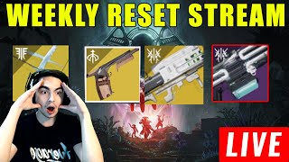 LIVE  DESTINY 2 WEEKLY RESET STREAM DSC FARMING  MORE [upl. by Whiting12]