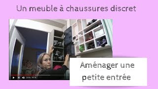 Un maxi meuble à chaussure pour une mini entrée [upl. by Hazrit]