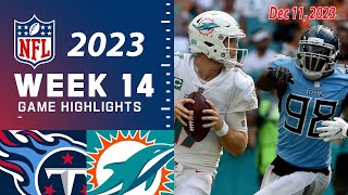 Tennessee Titans vs Miami Dolphins Week 14 FULL GAME 121123  NFL Highlights Today [upl. by Enirual]