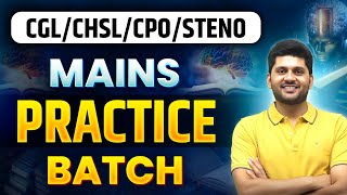 Mains practice batchssc cgl mainspractice batch for cgl mainsssc chsl mainsssc cgl mainsssc cpo [upl. by Samale915]