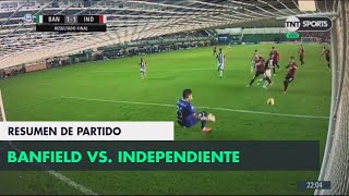 Resumen de Banfield vs Independiente 11  Fecha 6  Superliga Argentina 20182019 [upl. by Solrak913]