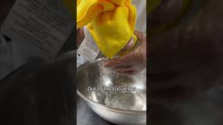 How to make Tzatziki sauce Shorts ChefsDoor Halal Shawarma Arab Food Cairo Mississauga [upl. by Yaned]