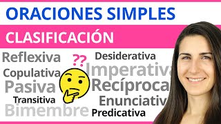 Clasificación de ORACIONES SIMPLES 📝 Sintaxis [upl. by Dustan]