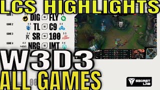 LCS Highlights Week 3 Day 3 ALL GAMES  LCS Spring 2023 W3D3 [upl. by Elleinod]