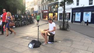 Beautiful voice from street performer Warren Daniel Blowing minds in Cambridge [upl. by Hilarius]