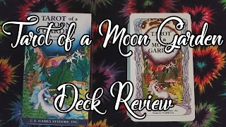 Tarot of a Moon Garden Deck Review  Flip through [upl. by Nylirac459]