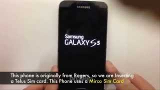 How to unlock Samsung Galaxy S5 [upl. by Aihseken]