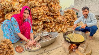 एक दम परफेक्ट मजेदार गोटा पापड़ी कैसे बनाई 👌 Peanut Sweets Chikki gajak मूंगफली की गजक चिक्की [upl. by Varick511]