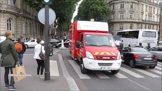 Enorrne convoi des pompiers de Paris [upl. by Jonathon5]