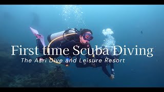 First Time Scuba Diving at the Asri Dive amp Leisure Resort [upl. by Finnigan]