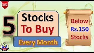 5 Stocks to Buy Every Month  Below Rs150 Stocks  Long term Investment stocks  Savings in Tamil [upl. by Shawna]