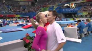 Nastia Liukin  Vault  2008 Olympics All Around [upl. by Crescin688]