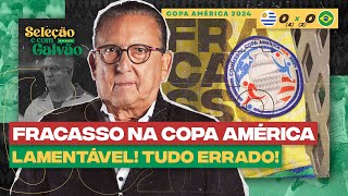 BRASIL ELIMINADO DA COPA AMÉRICA quotÉ A PIOR FASE DA HISTÓRIA DA SELEÇÃOquot  Galvão Bueno comenta [upl. by Edithe]