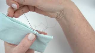 How to Hand Sew a Slip Stitch Ladder Stitch SO EASY [upl. by Tem]