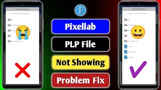 Pixellab এ PLP File হচ্ছে না কেন  Pixellab PLP File Not Showing  Pixellab PLP File Add Problem [upl. by Obala]