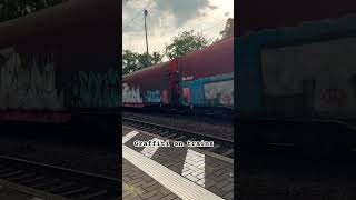 📍Thuringia Germany graffiti graffitiworldwide train jounrey morning deutschebahn [upl. by Ahsieken717]