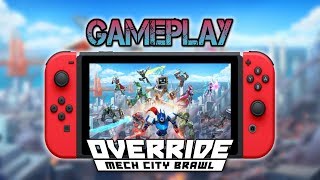 Override Mech City Brawl  Gameplay Nintendo Switch [upl. by Ttayw]