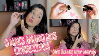 RESENHA DO CORRETIVO DA TOO FACED  BORN THIS WAY SUPER COVERAGE [upl. by Pacificia273]