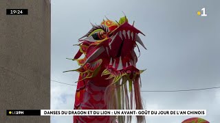 Les festivités du Nouvel An chinois débutent  près de 200 personnes réunies à SaintDenis [upl. by Sheilah]