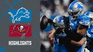 Defense SEALS the game with a CLUTCH interception  Lions vs Buccaneers Divisional Round highlights [upl. by Nahtal]